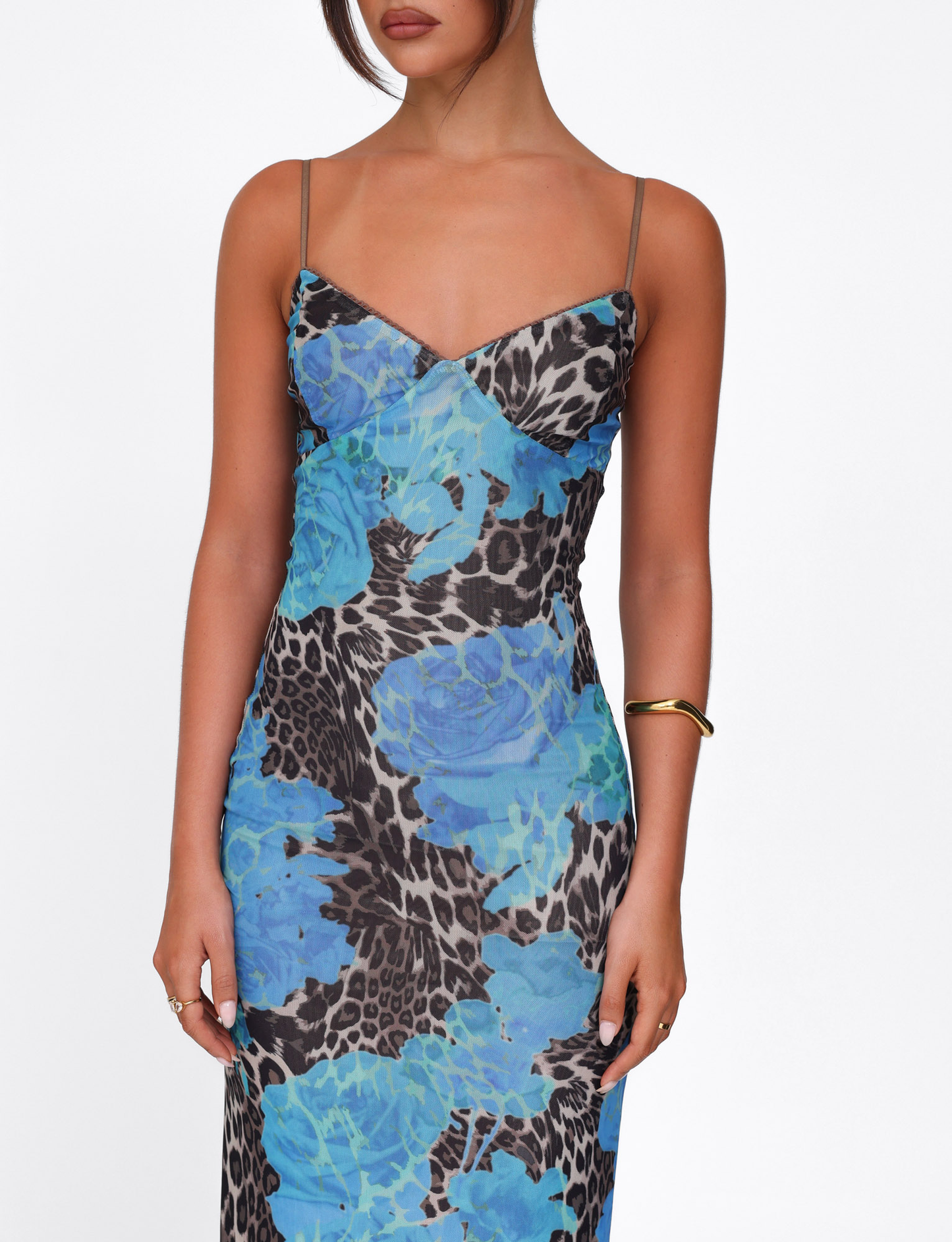 Abito Julianna - Blu Leopardo