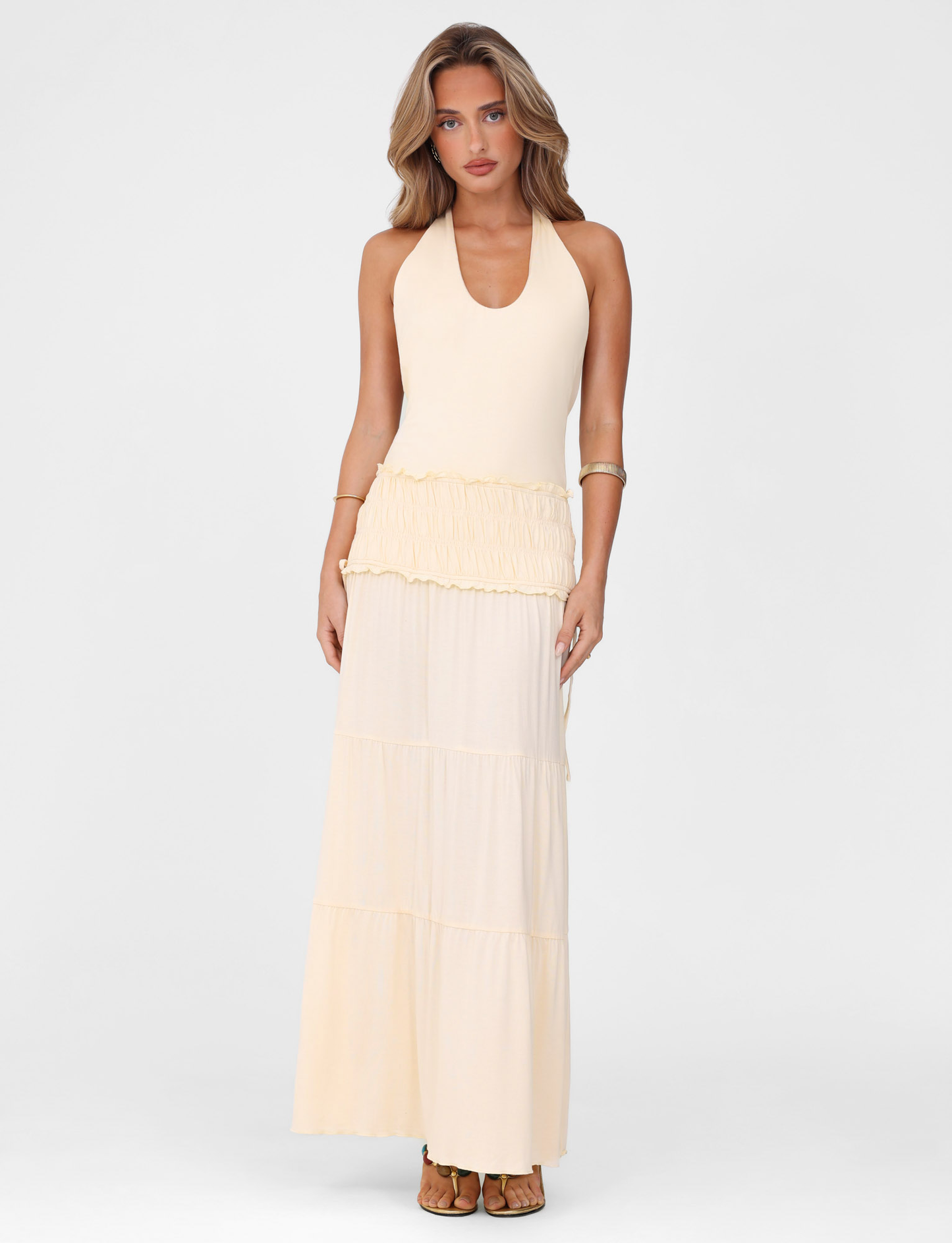 Abito Halter Denali - Osso
