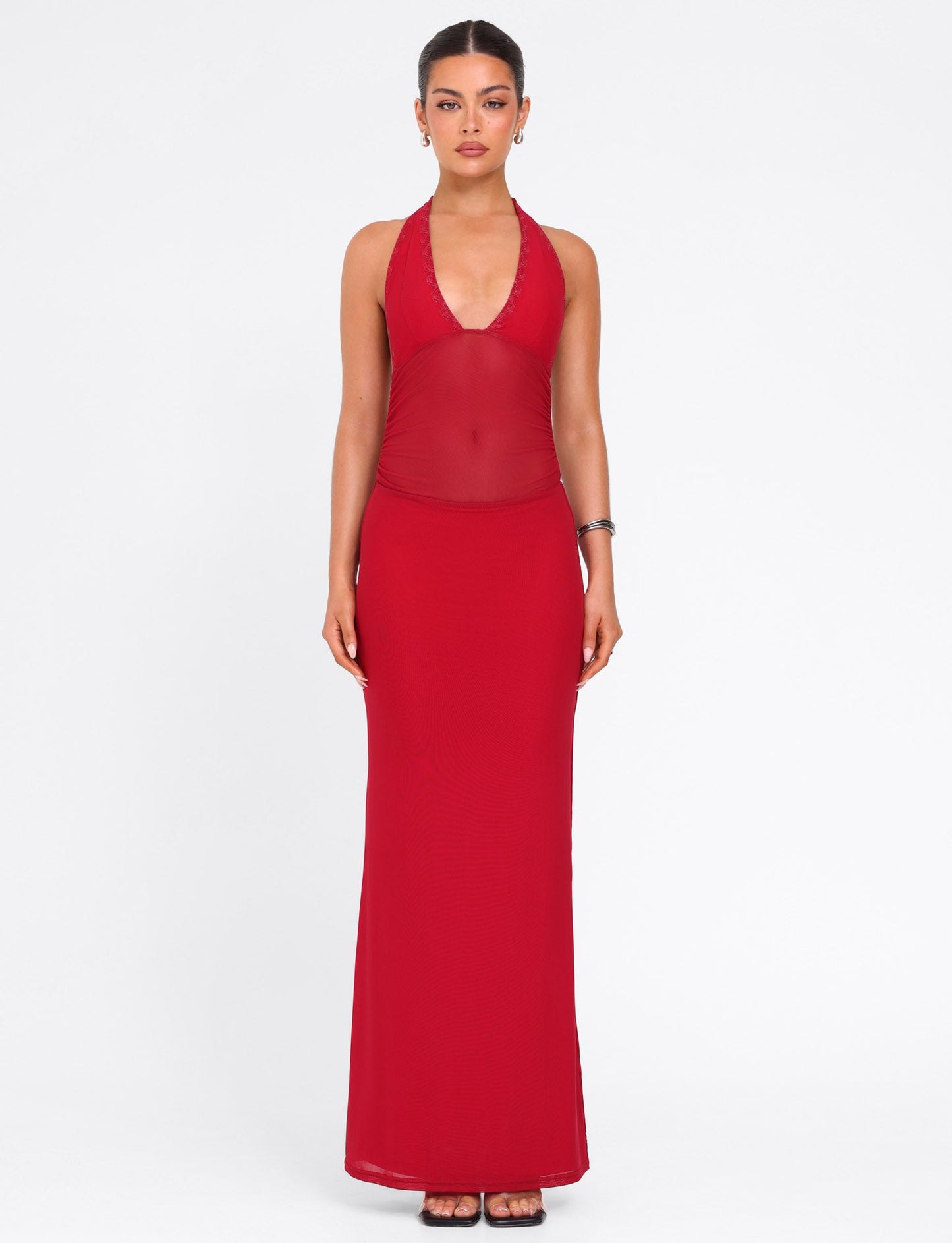 Abito Maxi Bresily - Rosso