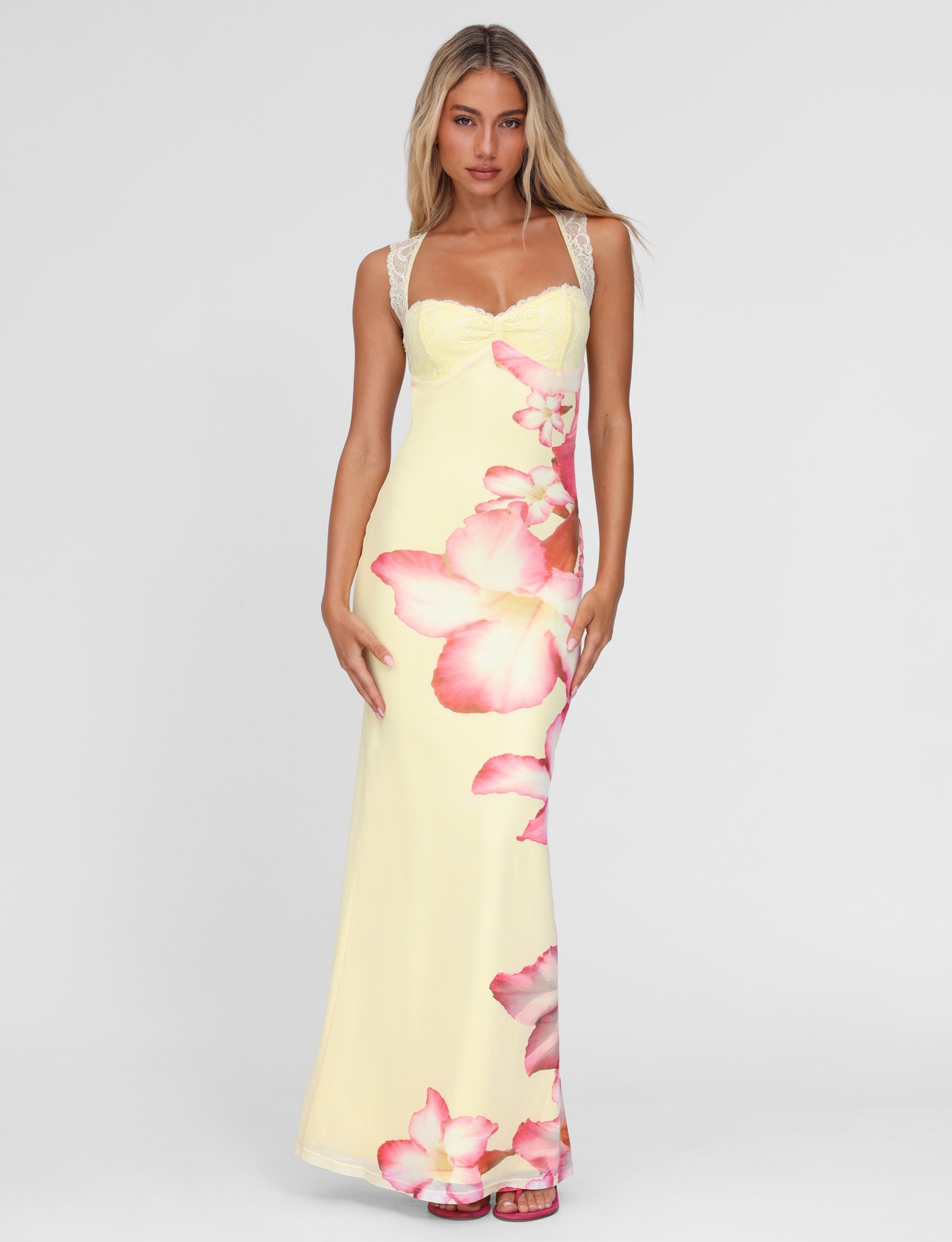 Abito Maxi Nyomi - Giallo