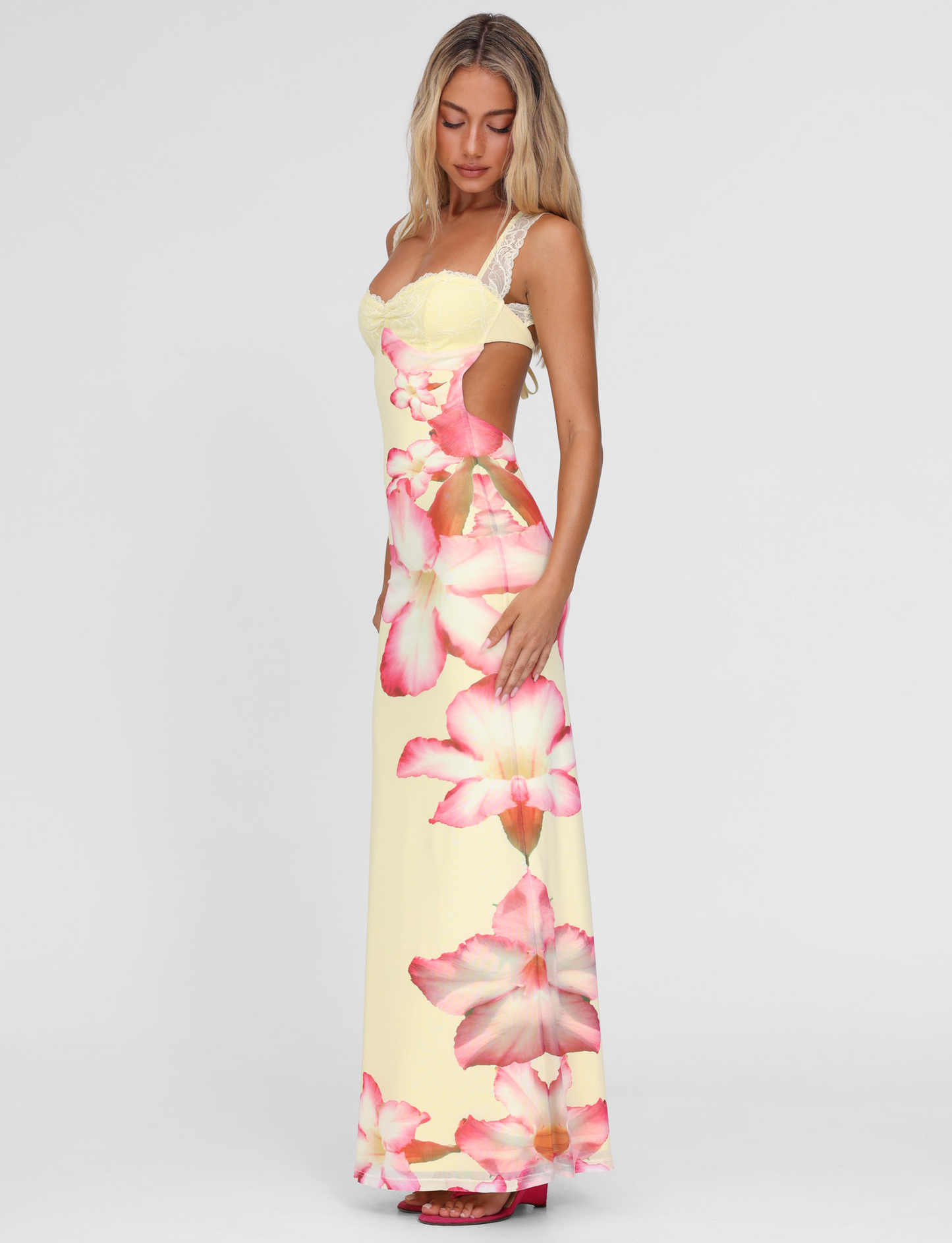 Abito Maxi Nyomi - Giallo