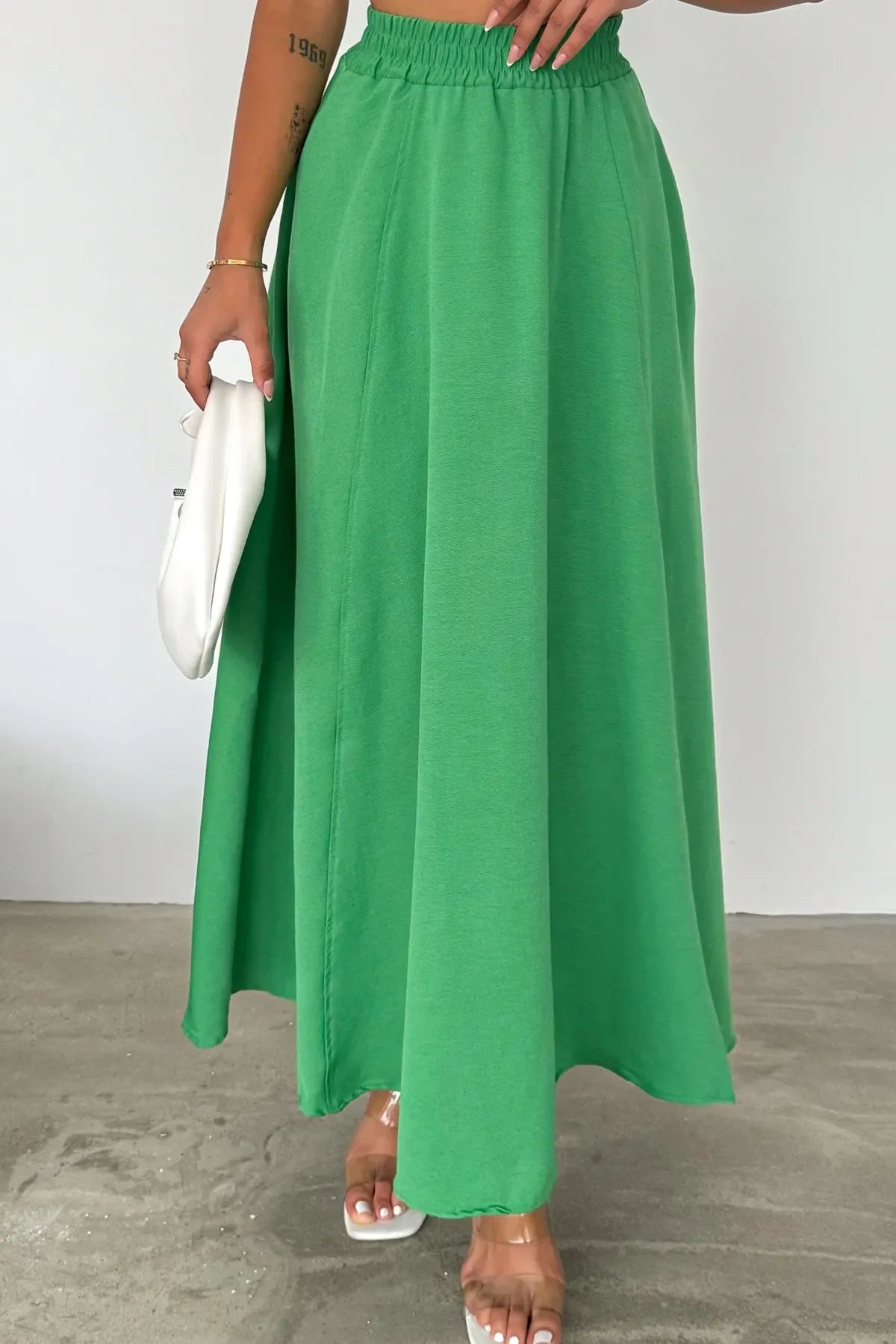 Amora™ Gonna di Lino con Tasche