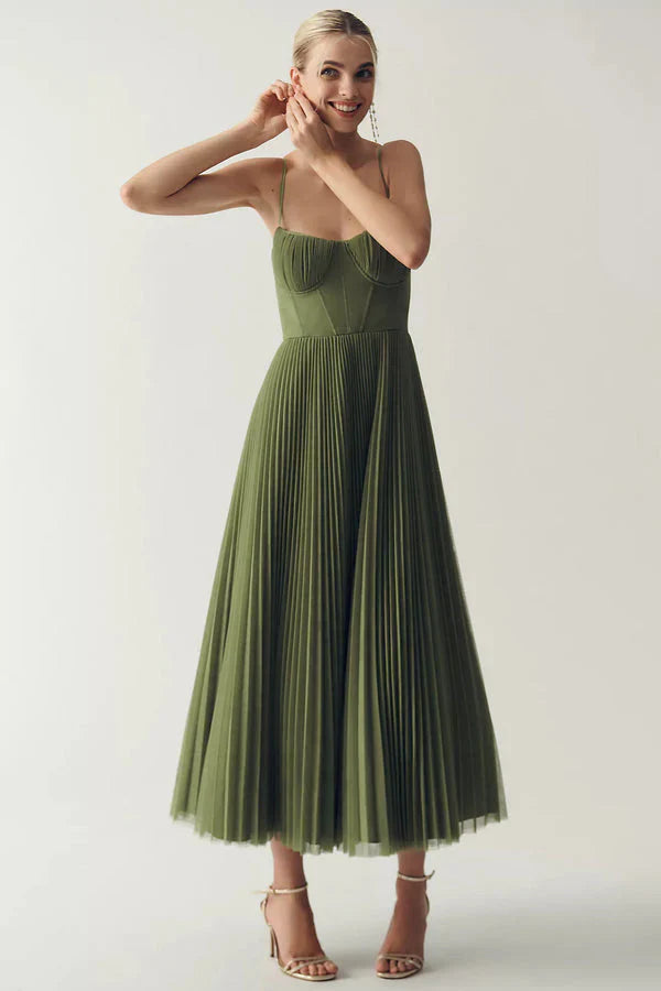 Amora™ Abito Plissettato Elegante Maud