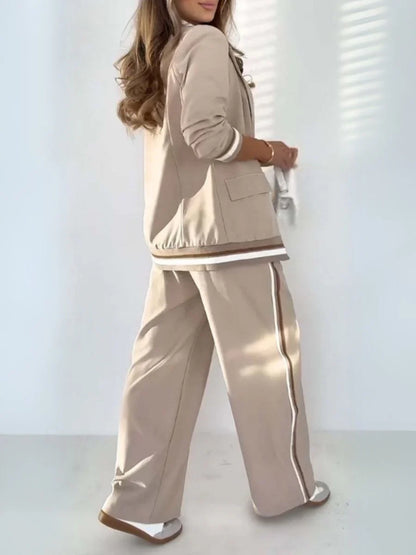 Amora™ Completo Elegante a Righe Lena