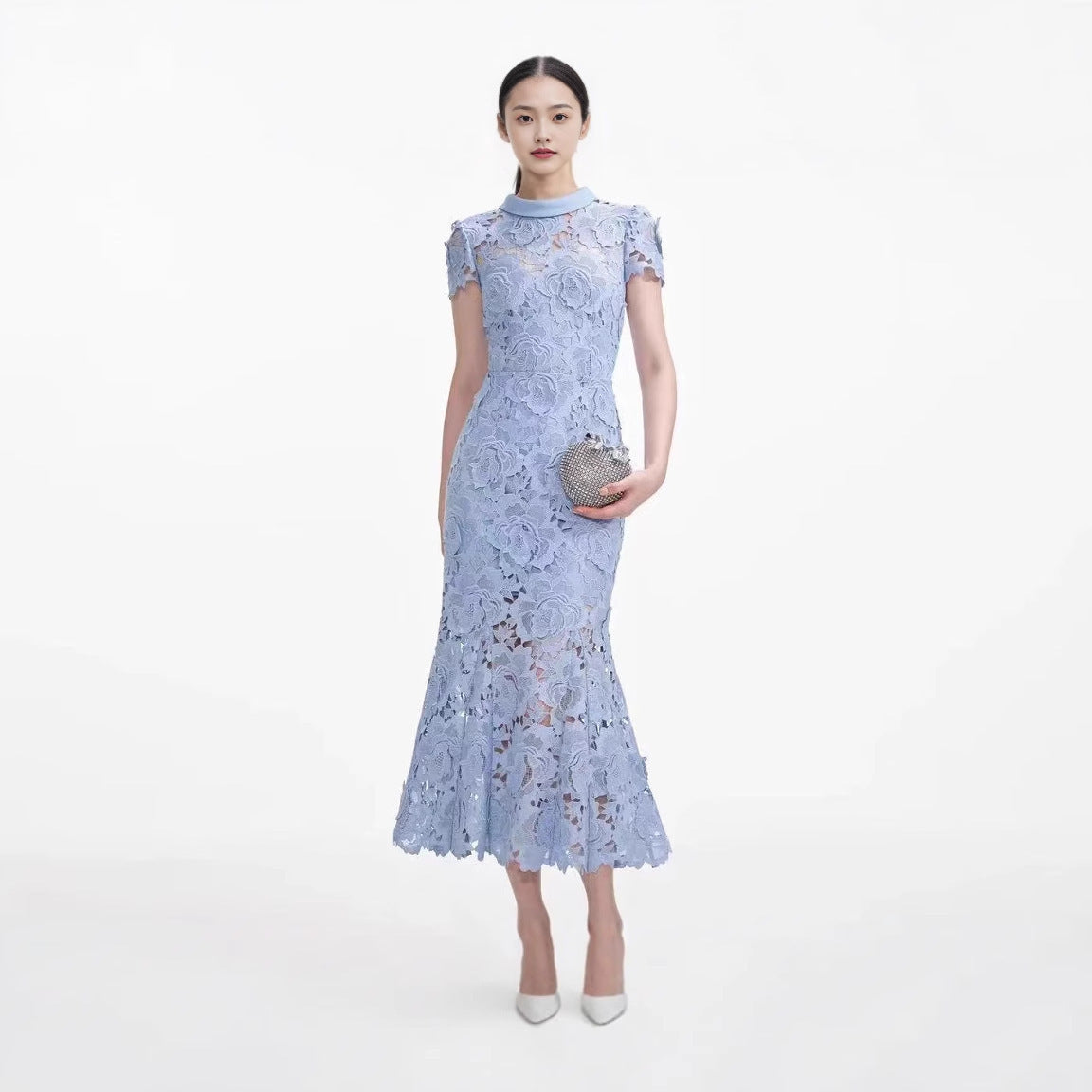 Amora™ Abito Midi in Pizzo