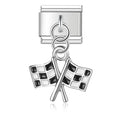 Racing Flags Charm