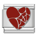 Spider Heart Charm