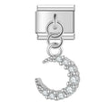 Dazzling Moon Charm Sølv