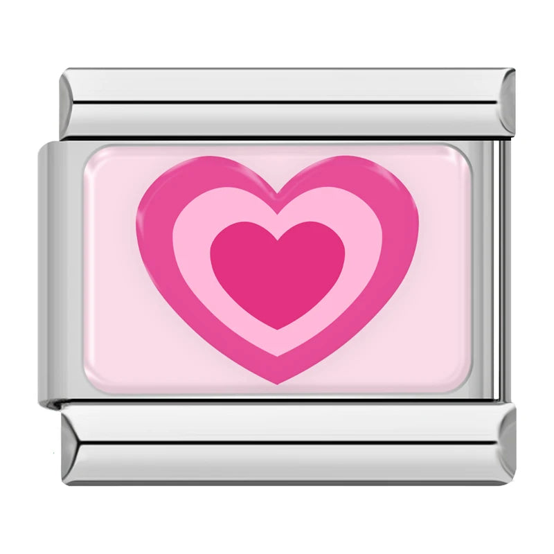 Pink Heart charm