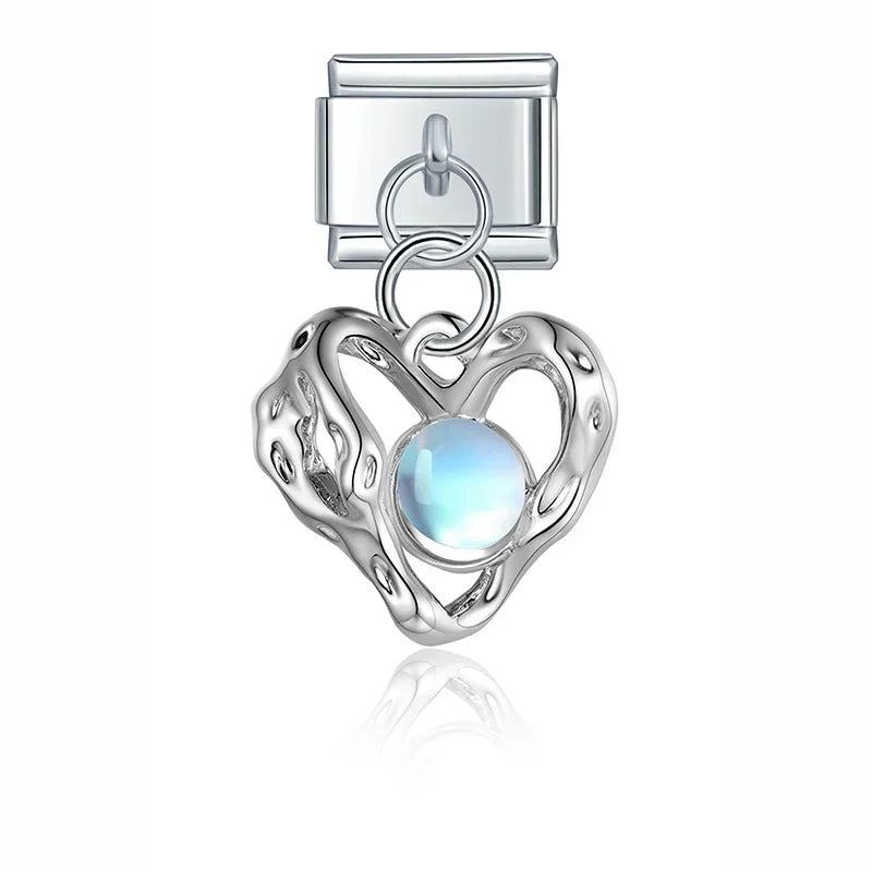 Blue Crystal Charms
