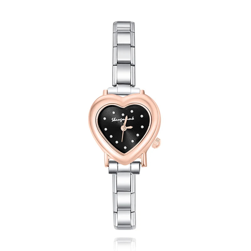 Heart Watch Black