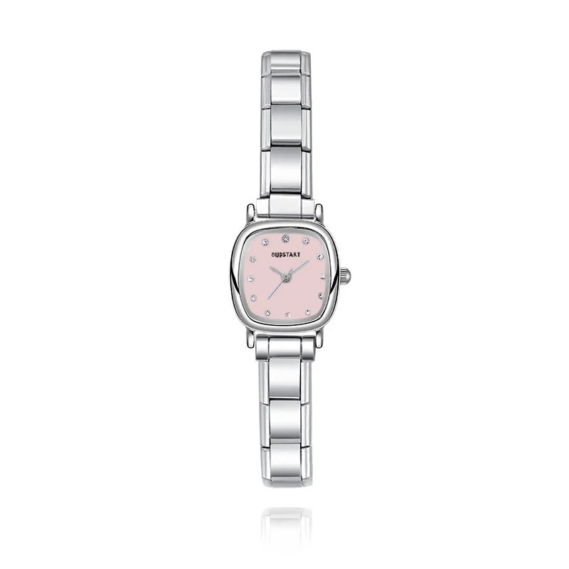 Square Watch Pink