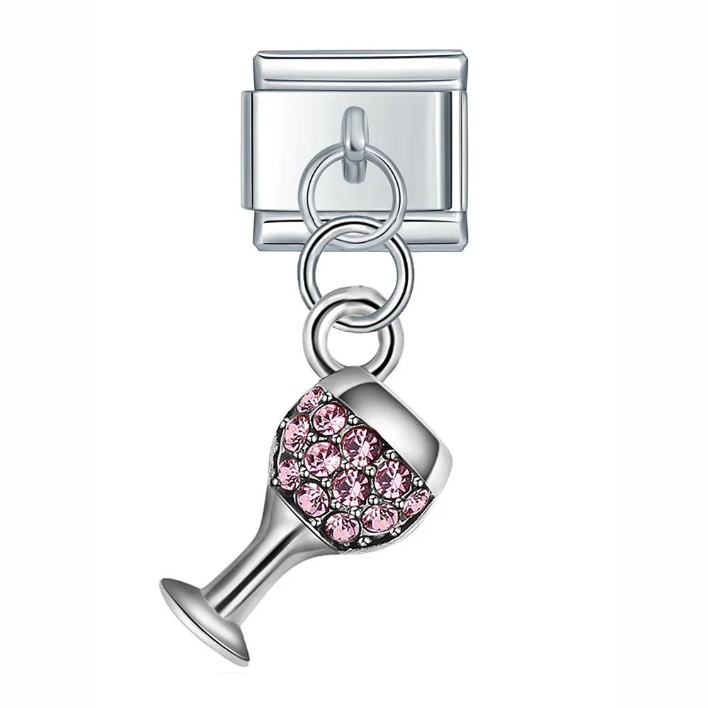 Wine Glass Charm