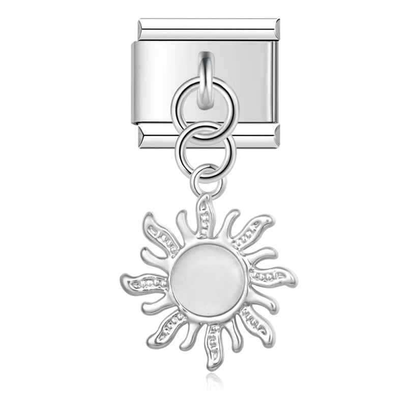 Sun Charm Silver