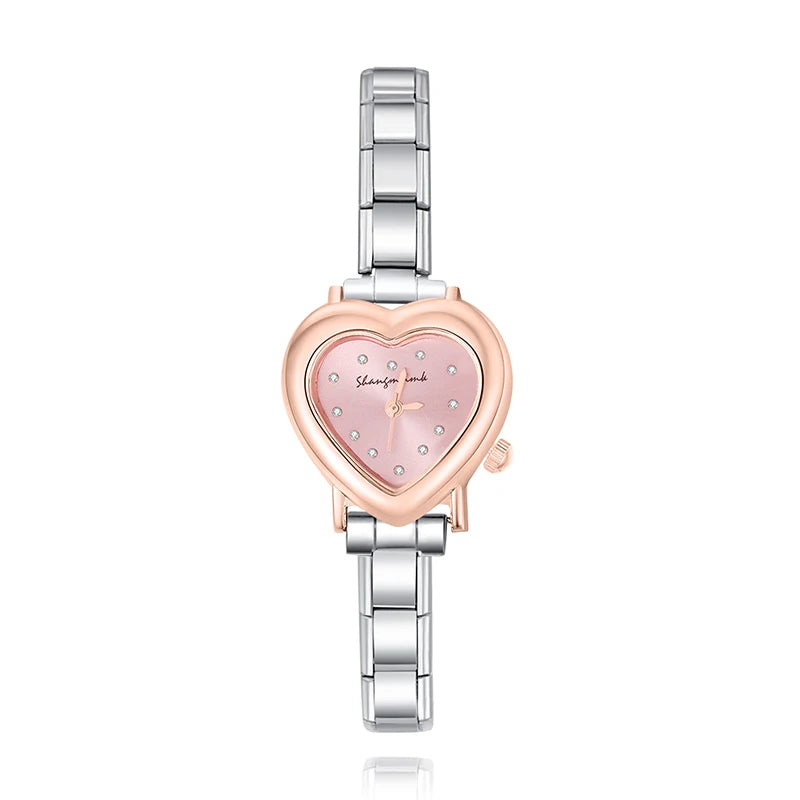 Heart Watch Pink