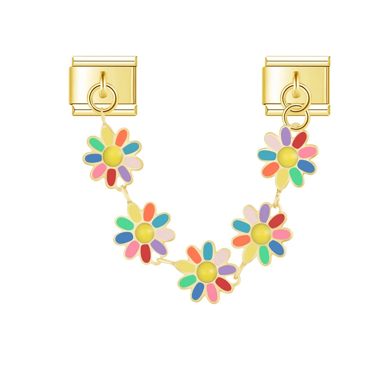 Flower Chain Charm