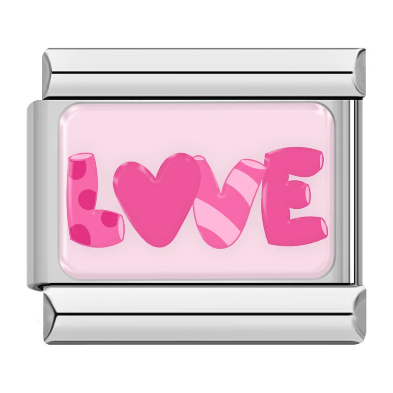 Pink LOVE Charm