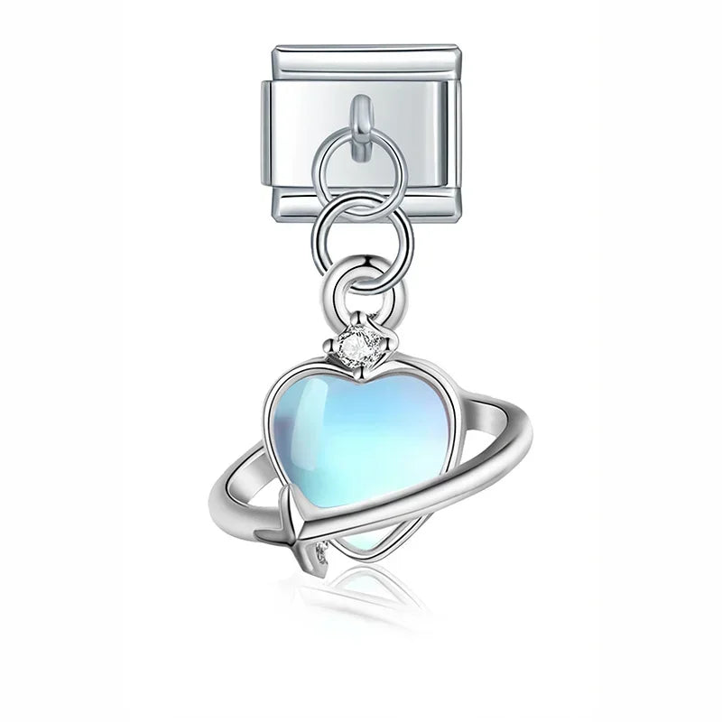 Blue Crystal Charms
