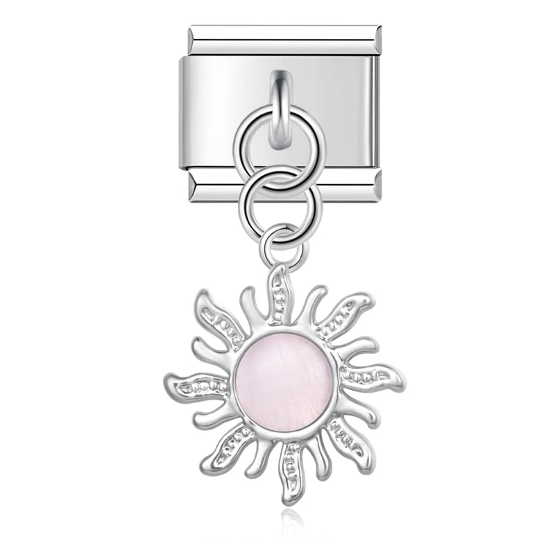 Sun Charm Silver