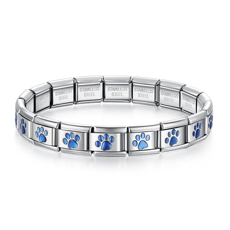 Blue Paw Bracelet
