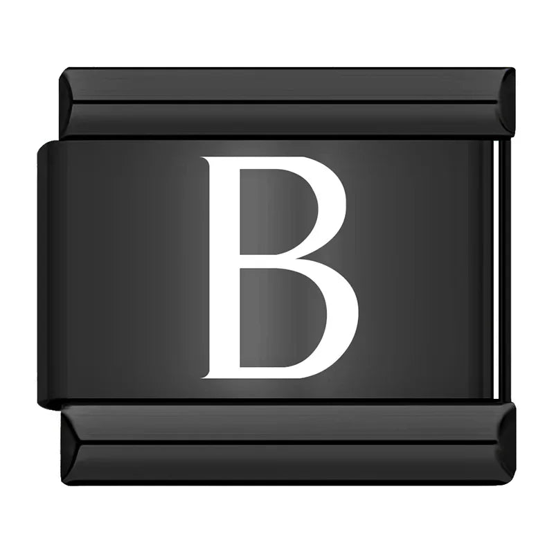 Black Letters Charm