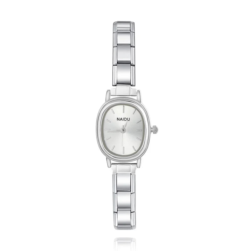 Oval Watch White
