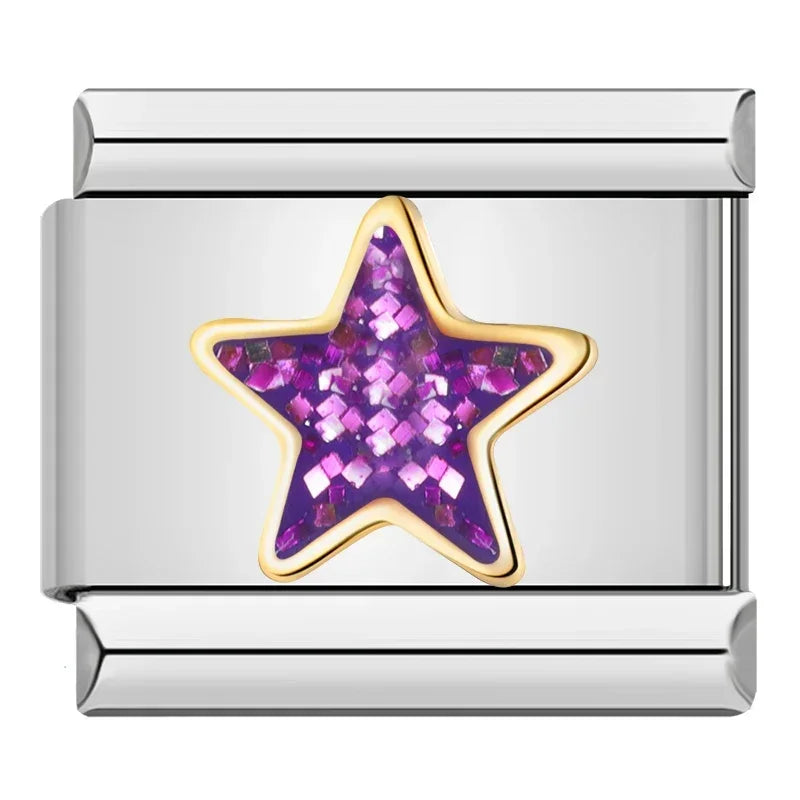 Purple Star Charm