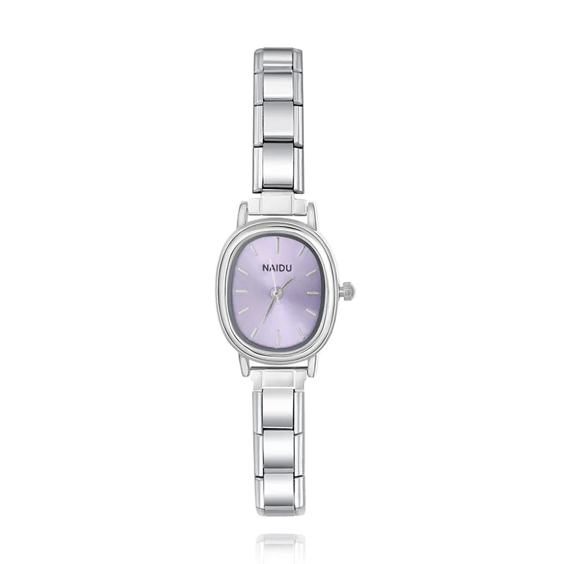 Oval Watch Purple