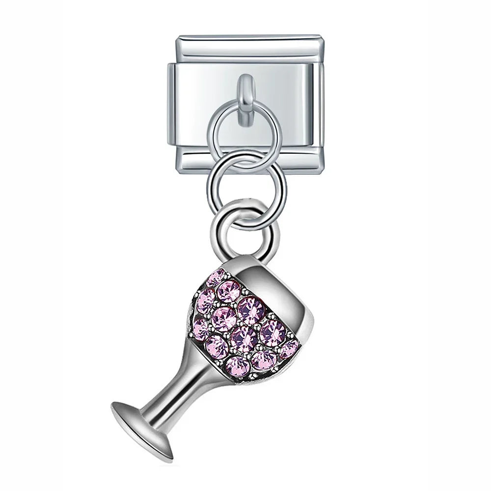 Wine Glass Charm
