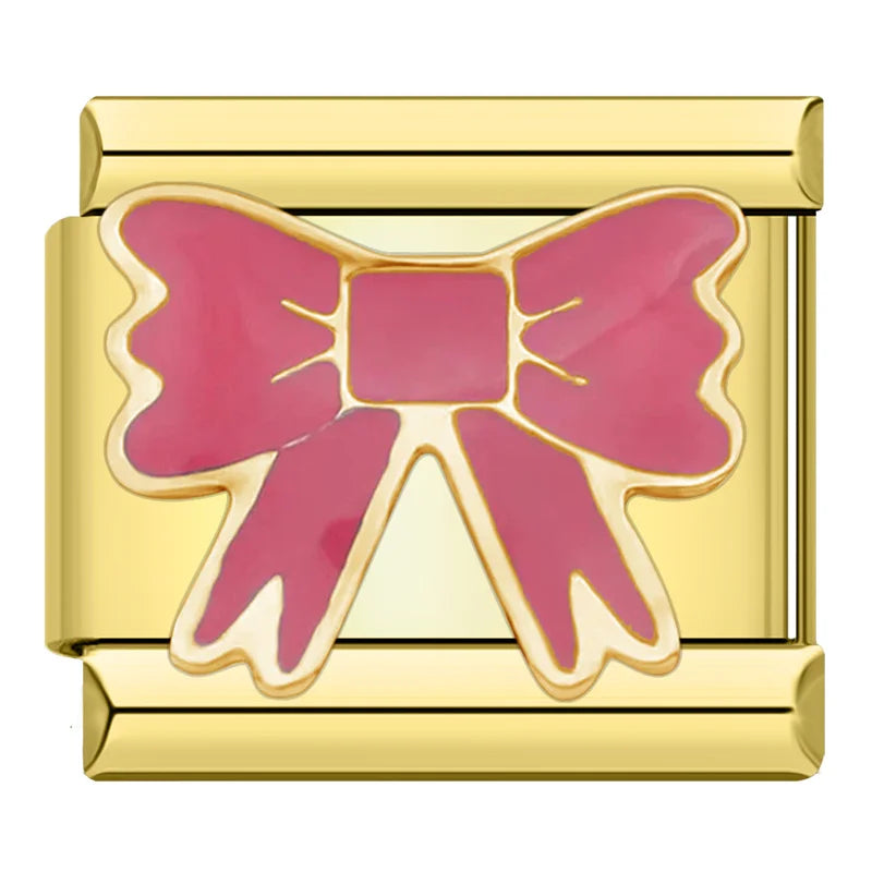 Pink Bow Charm