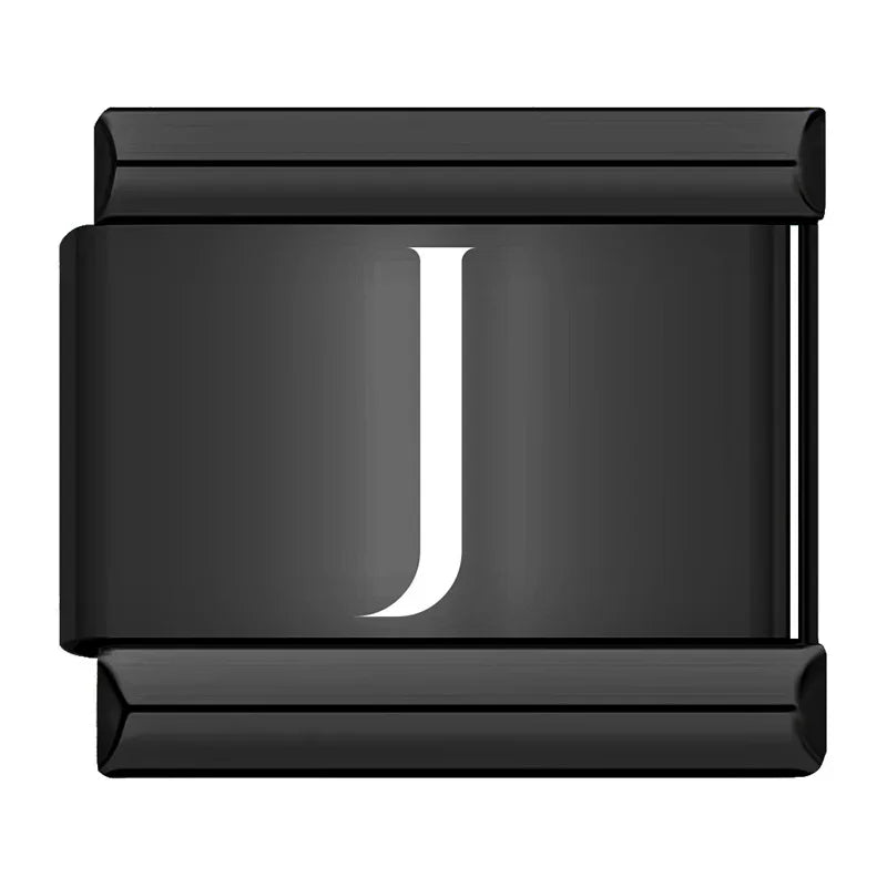Black Letters Charm