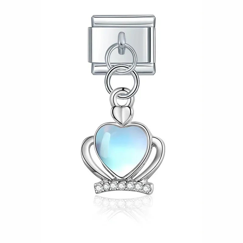 Blue Crystal Charms