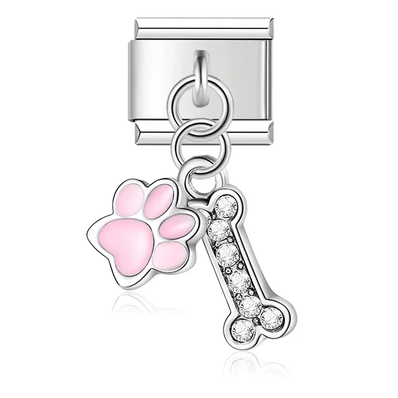 Paw & Bone Charm