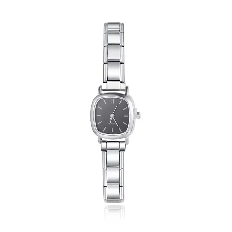 Square Watch Black