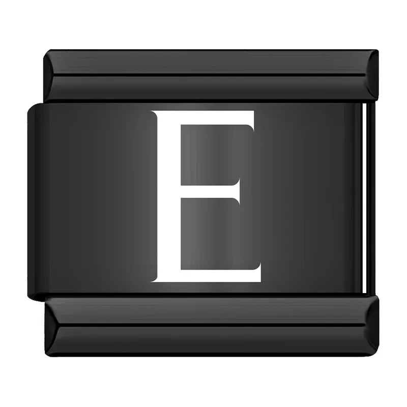 Black Letters Charm