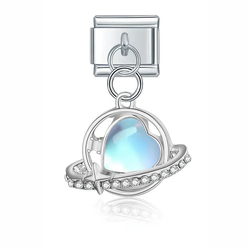 Blue Crystal Charms
