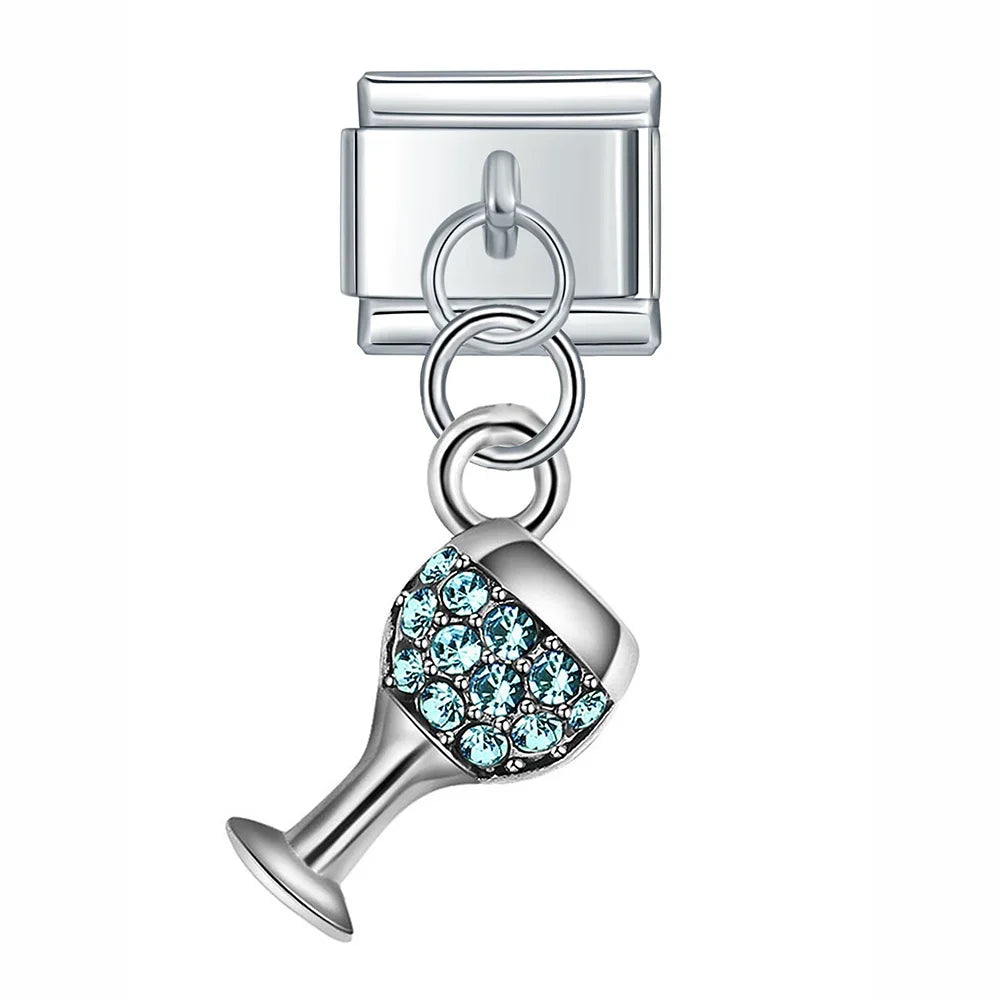 Wine Glass Charm