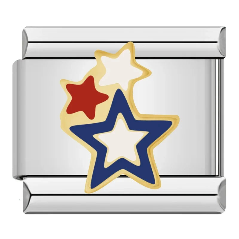 Three Stars Charm