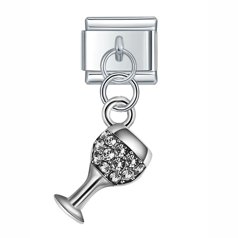 Wine Glass Charm