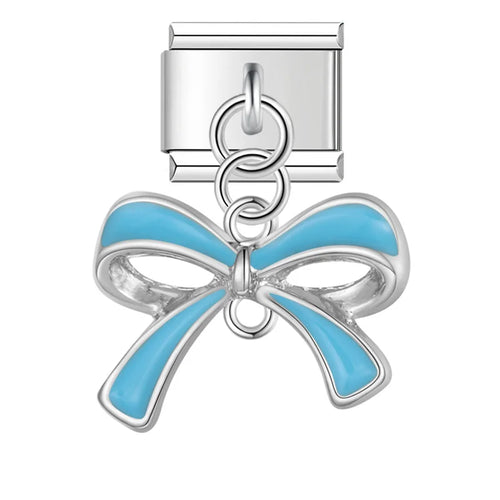Bowknot Charm Silver
