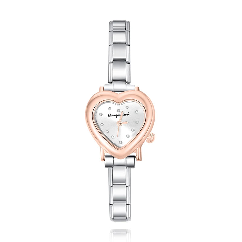 Heart Watch White
