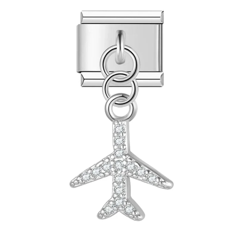 Flight Charm Silver