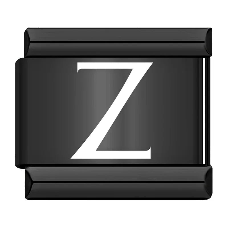 Black Letters Charm