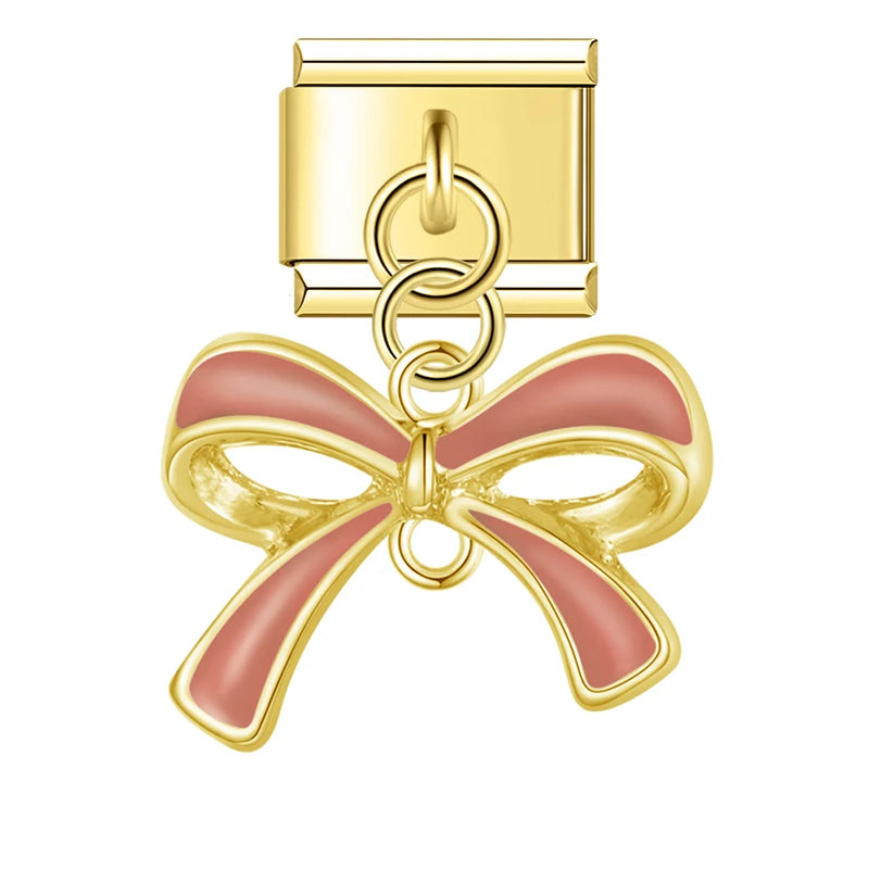 Bowknot Charm Gold