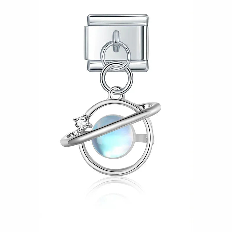 Blue Crystal Charms