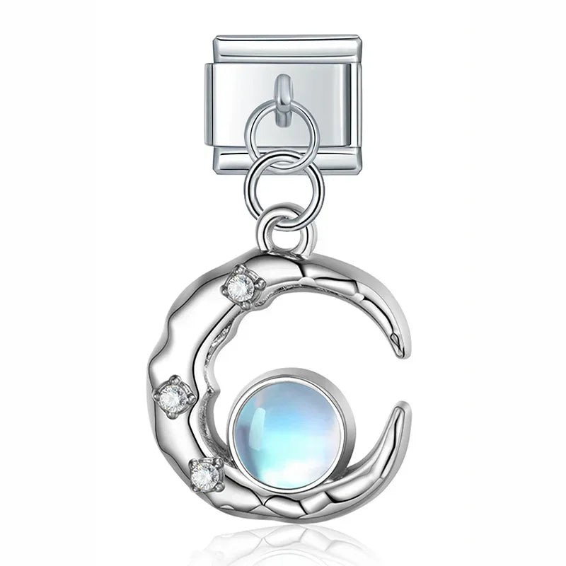 Blue Crystal Charms