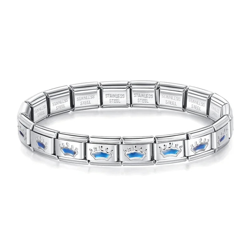 Blue Crown Bracelet