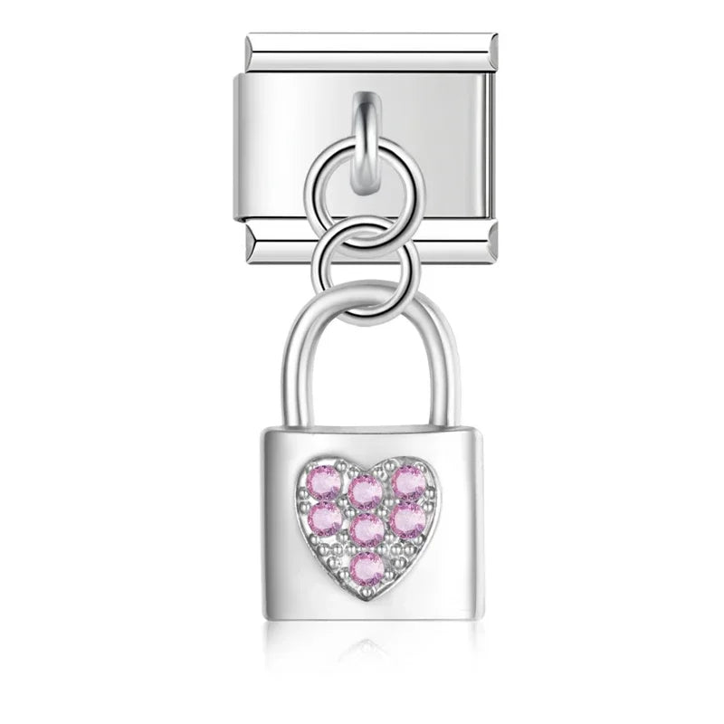 Heart Lock Charm