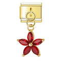 Flower Charm Red