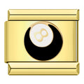 Billiard Ball Charm Gold